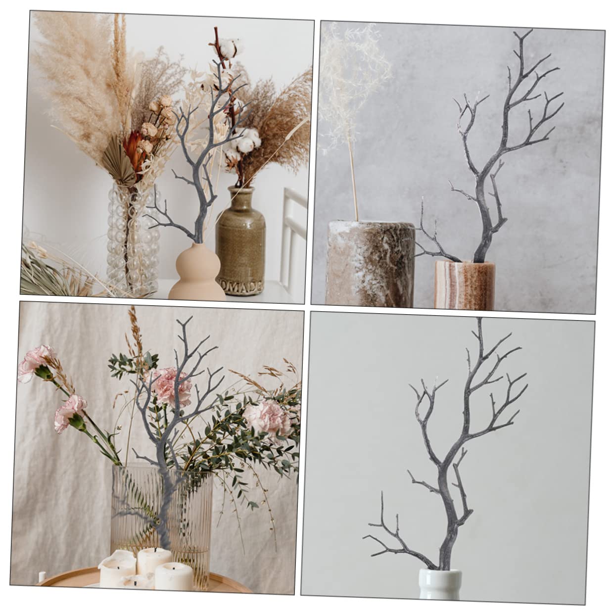 枝アート Amazon｜JUMPLAWN 5個仿真樹枝 インテリア装飾用 アートブチ